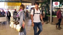 Sussanne Khan With Boyfriend Arslan Goni Spotted at Mumbai Airport