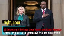 LIVE - Press conference by Lloyd Austin and Czech Republic Defense Minister Jana Černochová.