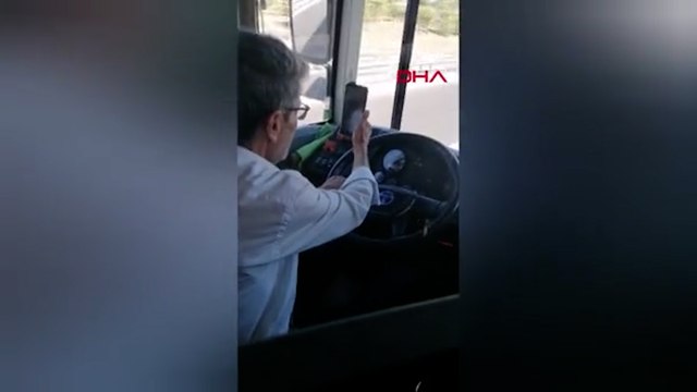 İETT şoföründen skandal hareket...