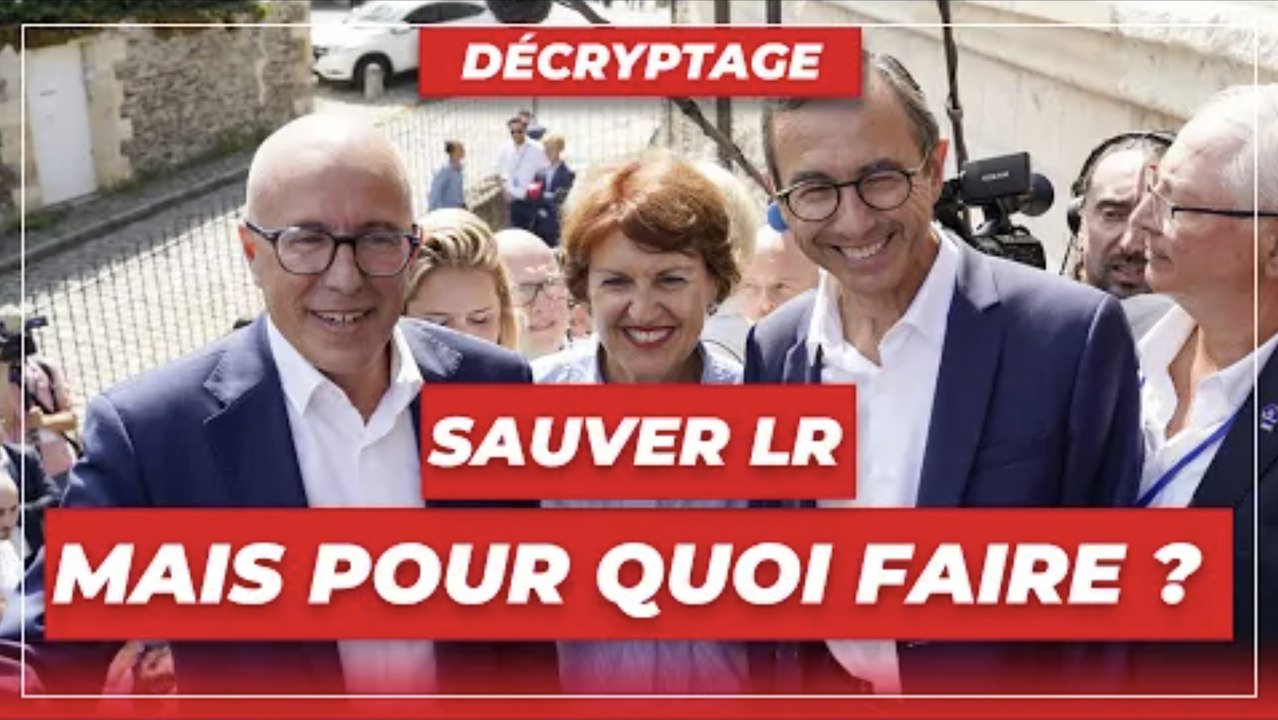 Sauver LR, mais pour quoi faire ?