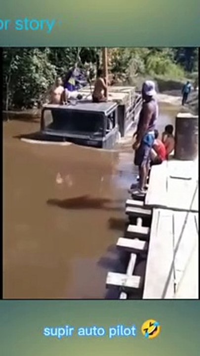 Driver mantap Auto pilot Skill Dewa!! Hanya Sopir Skill Dewa Yang Bisa Lewati Jalan Ini!