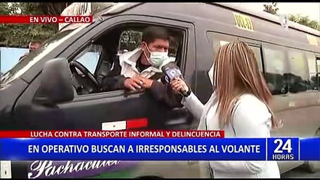 Callao: combis de transporte público circulaban sin documentos y con varias papeletas por pagar