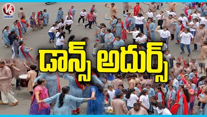 Ganesh Nimajjanam 2022 _ Devotees Superb Dance Performance At Basheerbagh _ V6 News (1)