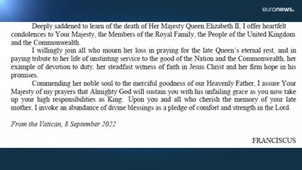 Leaders around the world pay tribute to Queen Elizabeth II