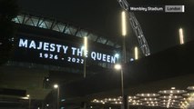 Iconic sporting venues pay respects to Queen Elizabeth II