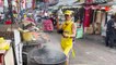 Kung Fu Man Selling Japani Nuts with Amazing Skills   Malaysian Street Food