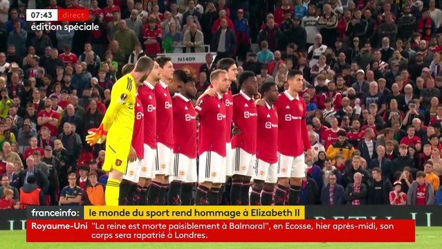 Disparition de la Reine Elisabeth II - Le monde du sport a rendu hommage hier soir à la Reine, quelques instants après l’annonce de son décès - VIDEO