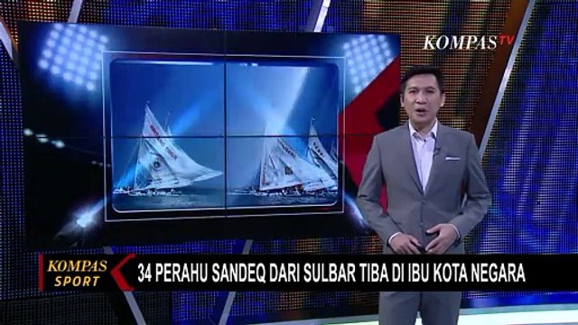 34 Perahu Sandeq dari Sulbar Tiba di Ibu Kota Negara!