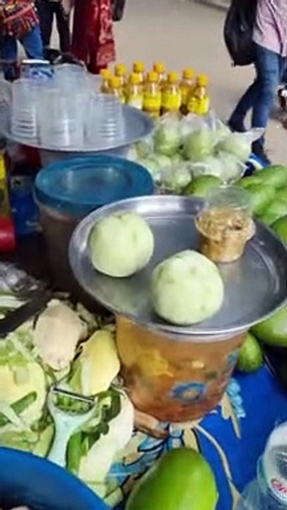 Mouth Watering Yummy Guava Masala of Bangladesh   Bangladeshi Street Food #shorts