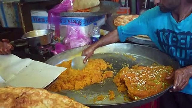 Kashmir Biggest Paratha Making Amazing Skills Indian Street Food