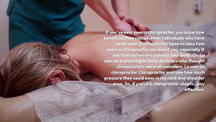 Difference Between a Crook and an Experienced Chiropractor | Charles Loo Chiropractor