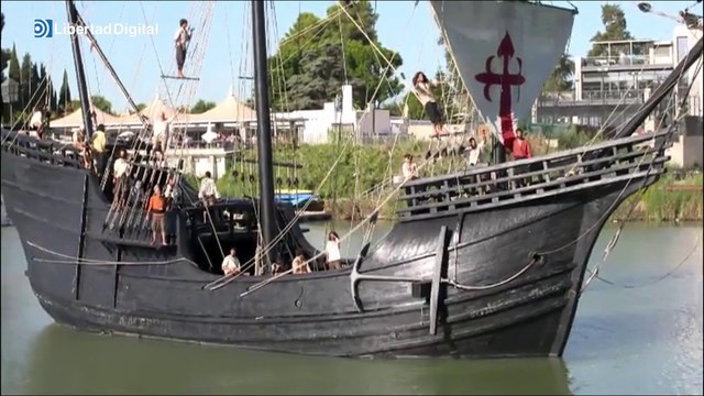 La Nao Victoria vuelve a Sevilla 500 años después en el aniversario de la primera vuelta al mundo