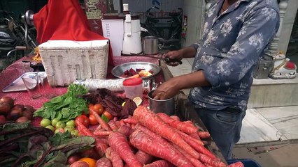 Indian First Street Fruit Salad Juice   Indian Street Food
