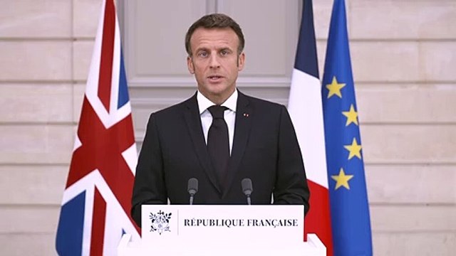Disparition de la Reine Elisabeth II - Découvrez le message du Président Emmanuel Macron à destination des Britanniques: Sa mort laisse en nous un sentiment de vide - VIDEO