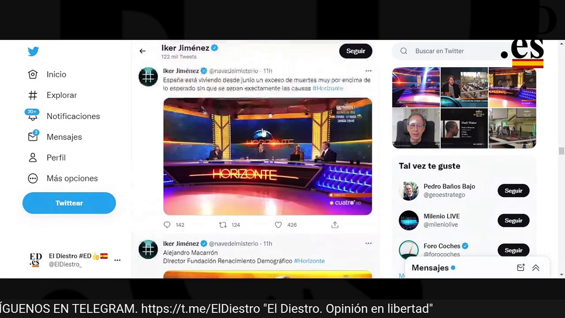 Lo de Iker Jiménez da cada vez más pena y más asco