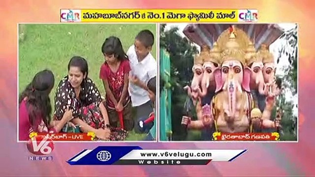Ganesh Shobha Yatra Updates From Basheerbagh _ Ganesh Immersion 2022 _ Hyderabad _ V6 News (1)