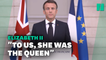 L’allocution (en anglais) d’Emmanuel Macron en hommage à Elizabeth II