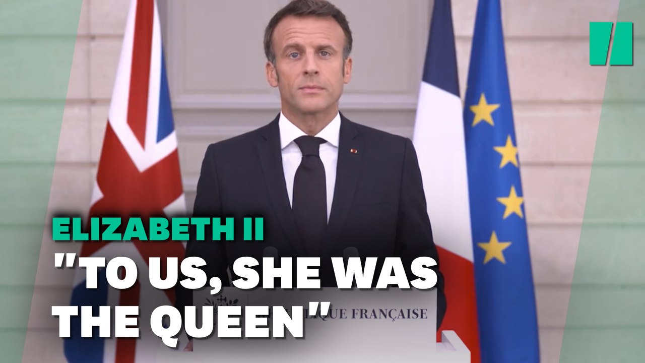 L’allocution (en anglais) d’Emmanuel Macron en hommage à Elizabeth II