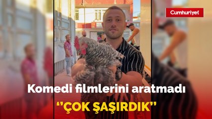 Ümraniye’de komedi filmlerini aratmayacak olay: Kamyonet motoruna tavuk sıkıştı