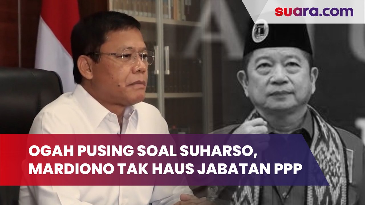Ogah Pusing Suharso Melawan Hasil Mukernas, Mardiono Ngaku Tak Haus Jabatan PPP