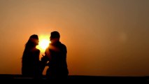 Free Stock Video | Silhouette of Lovers at Sunset | No Copyright Video Footage | Romance Post BD