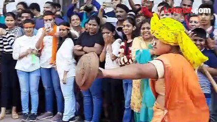 विसर्जन मिरवणुकीत शिवकालीन युद्धकलेचा थरार