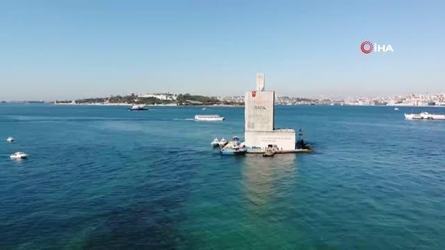 Kültür ve Turizm Bakanı Bakan Ersoy, Kız Kulesi'nde incelemelerde bulundu