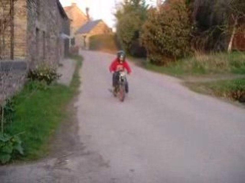 moi en mobylette