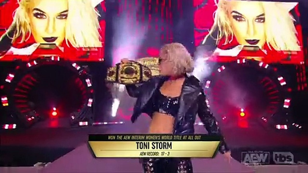 Toni Storm Entrance as AEW Interim Women's World Champion: AEW Dynamite, Sept. 7, 2022