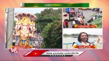 Mayor Gadwal Vijayalakshmi F2F Over Ganesh Immersion 2022  | Hyderabad  | V6 News (2)
