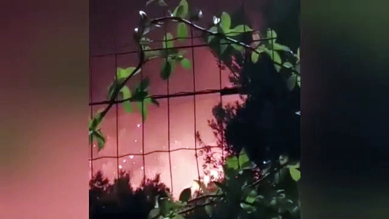 Devastante incendio incendio a Scopello