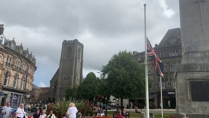 The bells of St Peter's Church in Harrogate ringing out in memory of Her Majesty the Queen