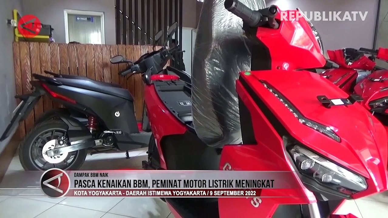 BBM Naik, Peminat Motor Listrik Meningkat