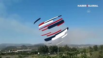 Mersin'de orman yangını çıktı