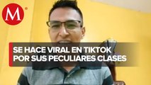 Profesor se hace viral por la forma de enseñar a sus alumnos