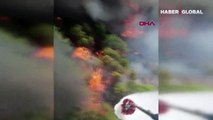 Denizli'de orman yangını! Havadan ve karadan müdahale sürüyor