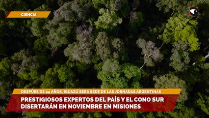 Prestigiosos expertos del país y el cono sur disertarán en noviembre en misiones