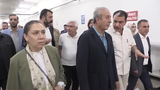 Diyarbakır haberleri: DİYARBAKIR - AK Parti milletvekilleri Diyarbakır OSB'de incelemelerde bulundu