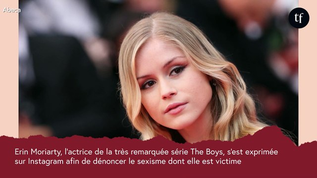 Erin Moriarty, la Stella de la série The Boys , flingue les attaques sexistes
