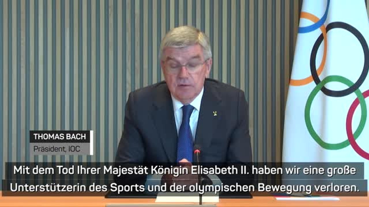 Bach ehrt queen: “große unterstützerin des sports”