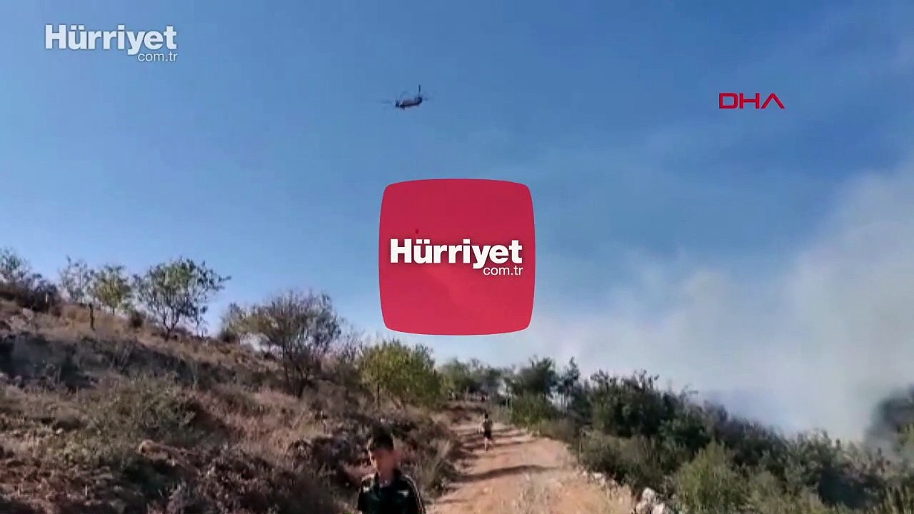 Mersin'de orman yangını