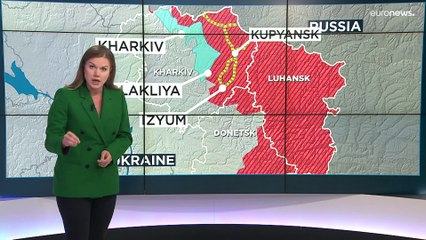 Video herunterladen: Mapa de la guerra | Ucrania recupera más de 1 000 km² de territorio la última semana, según Zelenski