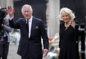 Carlos III llega a Buckingham Palace por la muerte de isabel II