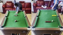 Magnificent collection of talented pool shark's best trick shots