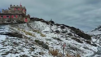 Prima neve in Alto Adige dopo un'estate torrida