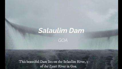 Salaulim Dam Goa India