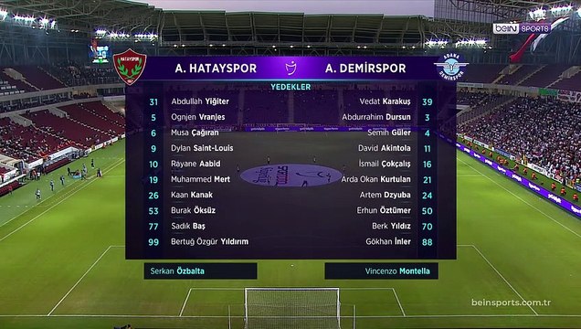 Atakaş Hatayspor 1-1 Adana Demirspor Maçın Geniş Özeti ve Golleri