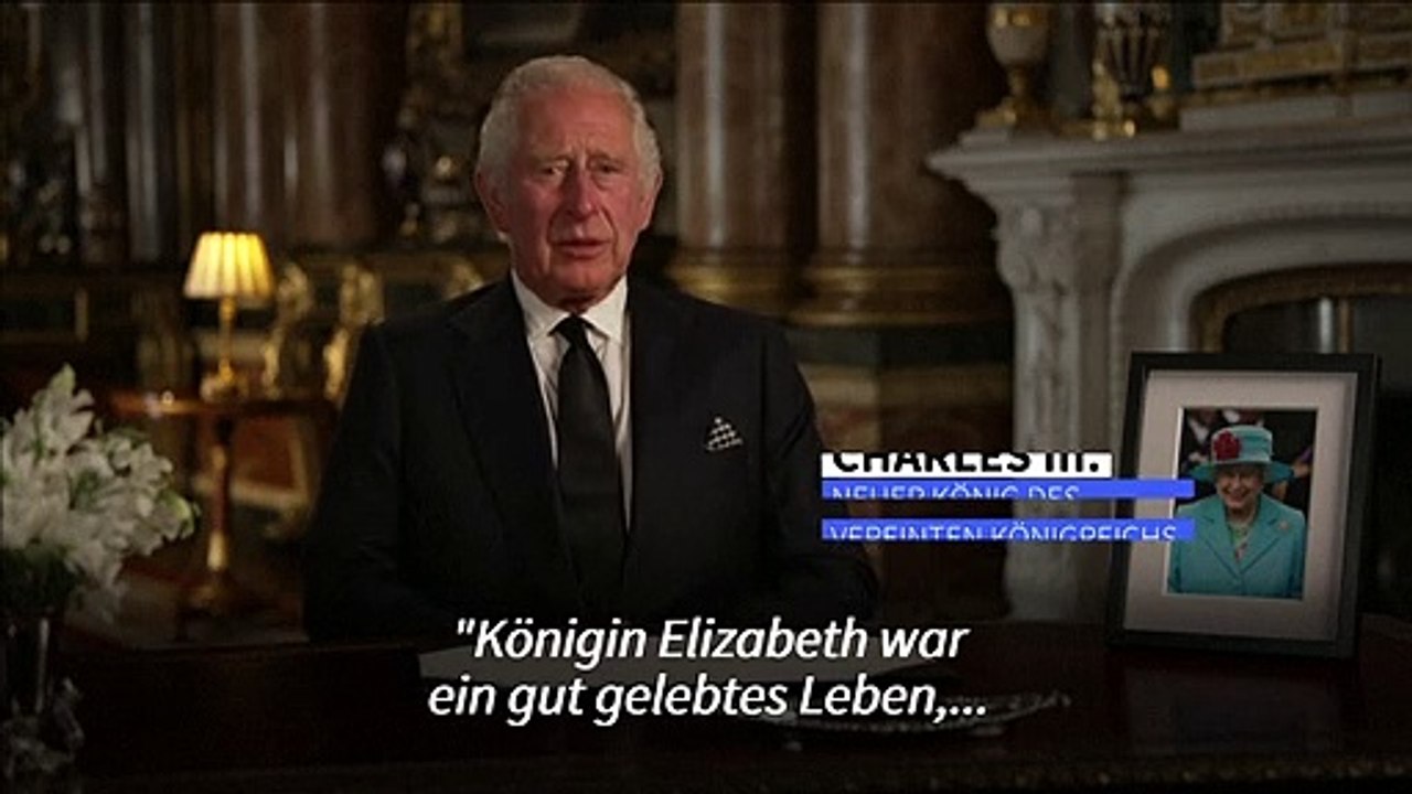 Charles III. verspricht, ein "Leben lang zu dienen"