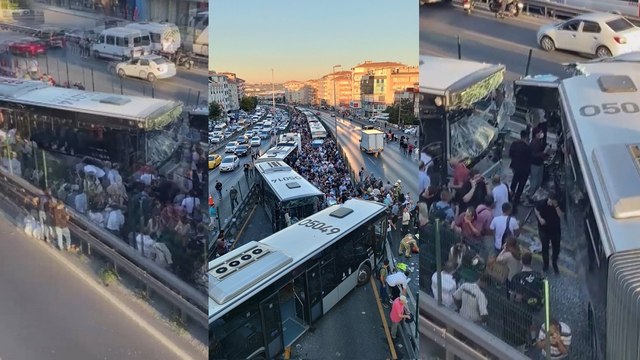 Avcılar'da metrobüs kazası: Çok sayıda yaralı var