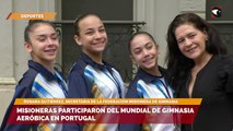 Misioneras participaron del mundial de gimnasia aeróbica en Portugal